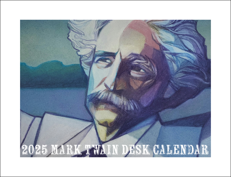 2025 Mark Twain desk calendar