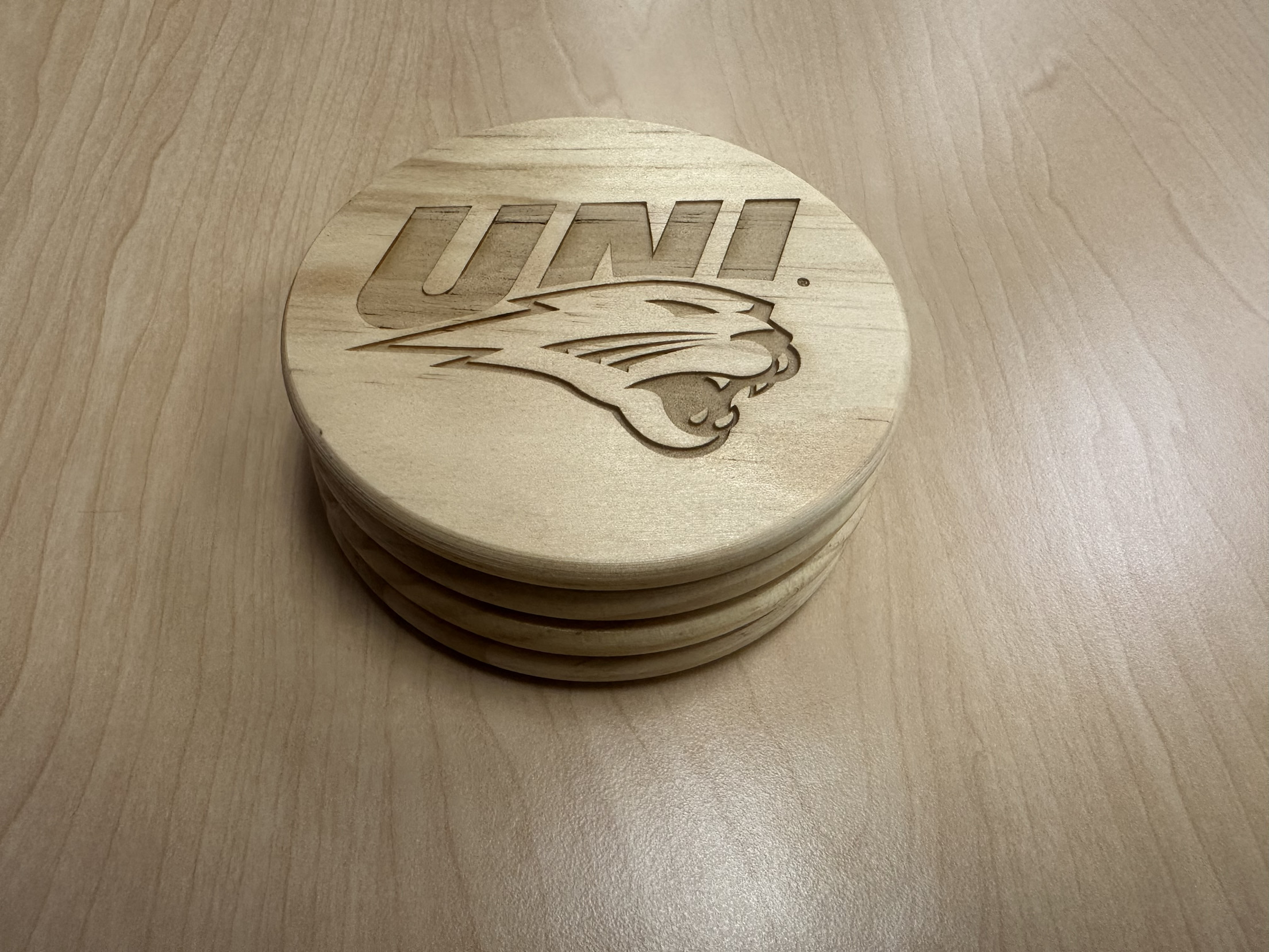 UNI Wooden Coaster Set